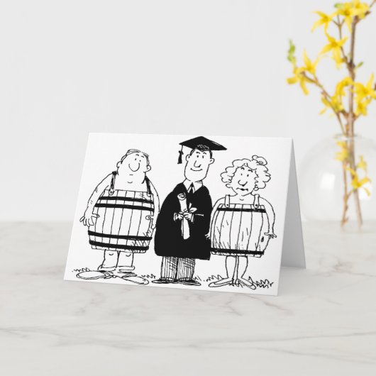 Carte Le diplômé (Fleur jaune)