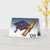 Carte Le diplômé (Fleur jaune)