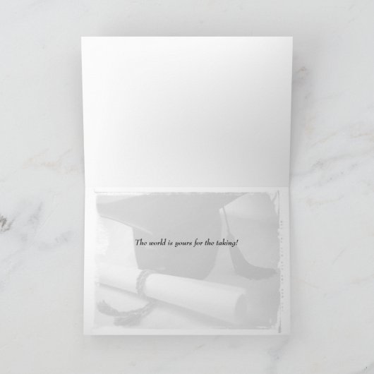 Carte Le diplômé (Intérieur)