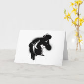Carte Le DJ (Fleur jaune)