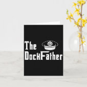 Carte Le Dock Père Capitaine Du Bateau Papa Founny Fath (Fleur jaune)