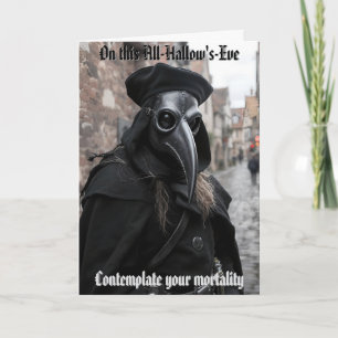 Carte Le docteur de la peste Halloween