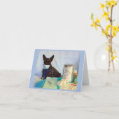 Carte Le dogueur est en (Fleur jaune)