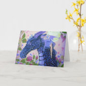 Carte Le dragon déchire la sympathie (Fleur jaune)