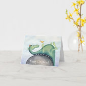 Carte Le dragon et l'oiseau (Fleur jaune)