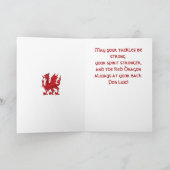 Carte Le Dragon Rouge Force Fierté et Unité (Intérieur)