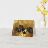 Carte Le drapeau et l'Eagle (Fleur jaune)