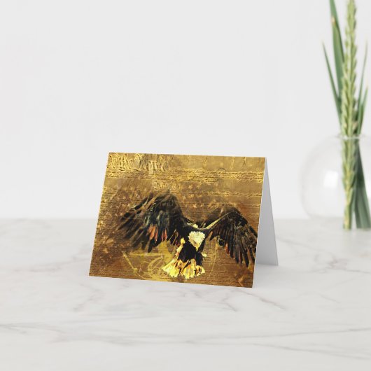 Carte Le drapeau et l'Eagle (Devant)