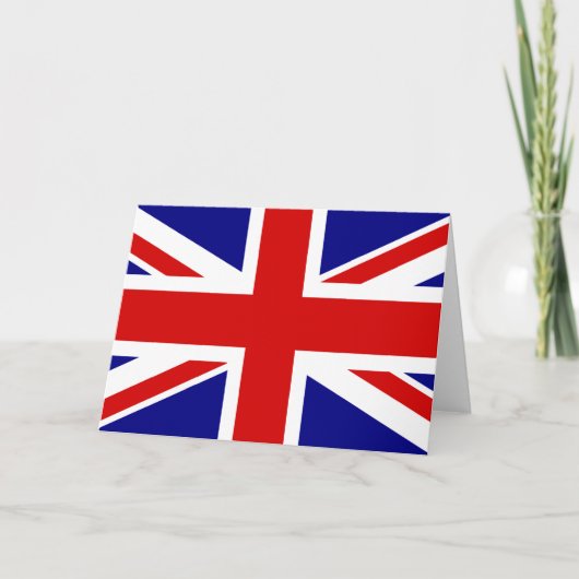 Carte Le drapeau Union Jack (Devant)