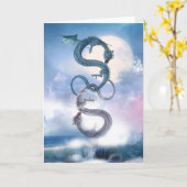 Carte le duel de dragons (Fleur jaune)