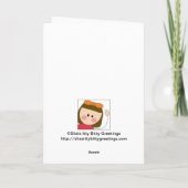 Carte le ęr jour de mère heureux (père/bébé) (Dos)