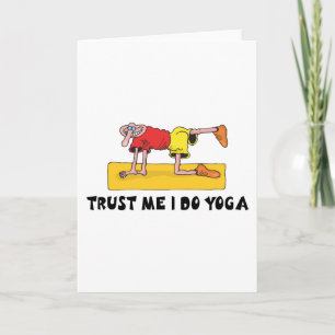 Carte Le Faites-moi confiance I font le cadeau de yoga