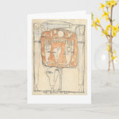 Carte Le fardeau de soi. (Fleur jaune)