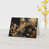 Carte Le festin c.1636-38 du Belshazzar (Fleur jaune)