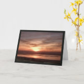 Carte Le feu dans le ciel (Fleur jaune)