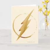 Carte Le Flash | Emblème de la poitrine jaune (Fleur jaune)