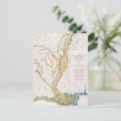 CARTE : LE FLEUVE MISSISSIPPI, 1861 (Debout devant)