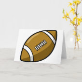 Carte le football (Fleur jaune)