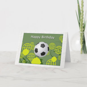 Cartes Footballeur D Anniversaire Zazzle Be