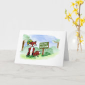 Carte Le Fox de St Patrick (Fleur jaune)