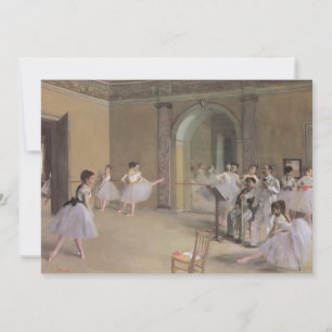 Carte Le foyer de danse à l'Opéra par Edgar Degas