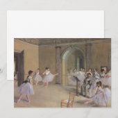Carte Le foyer de danse à l'Opéra par Edgar Degas (Devant / Derrière)