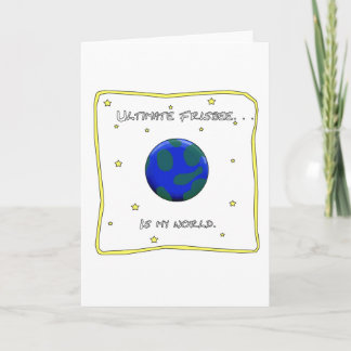 Carte Le frisbee final est mon monde