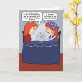 Carte Le futur jour de mère alternatif drôle (Fleur jaune)