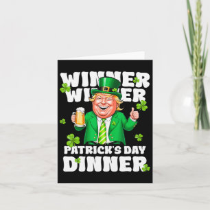 Carte Le gagnant célébrant la Saint-Patrick pour Trump