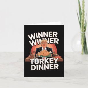 Carte Le gagnant du dîner turc Trump Thanksgiving