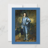 Carte Le garçon bleu par Thomas Gainsborough (Devant)