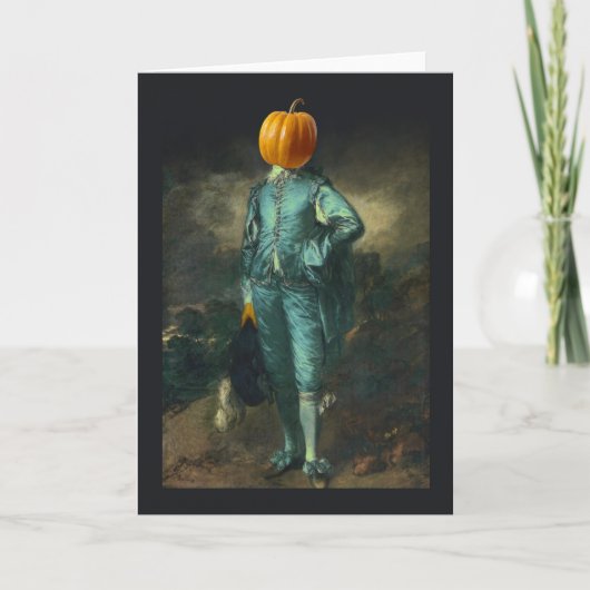 Carte Le Garçon Citrouille (Devant)