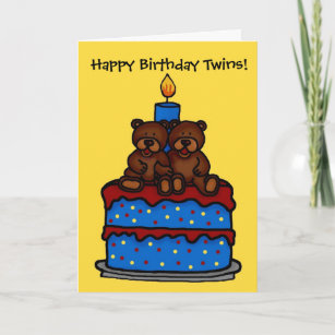 Cadeaux Jumeaux Joyeux Anniversaire Zazzle Be