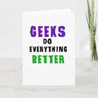 Carte Le geeks fait tout mieux