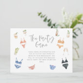 Carte Le gibier lingerie champagne de cocktail (Debout devant)