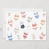 Carte Le gibier lingerie champagne de cocktail (Dos)