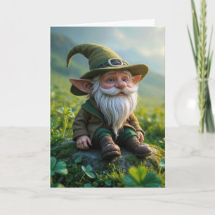 Carte Le Gnome Irlandais Dans Le Domaine Du Clover