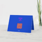 Carte Le Golem de Hanukkah Gelt (Dos)