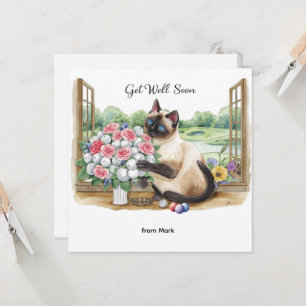 Carte Le golf se porte bien bientôt avec golf boule et f