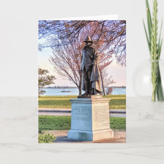 Carte Le gouverneur Bradford et Mayflower II (Devant)