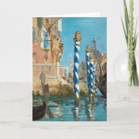 Carte Le Grand Canal à Venise | Édouard Manet (Devant)