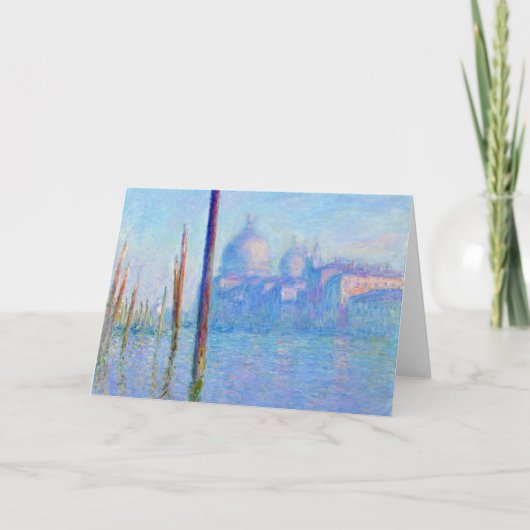 Carte Le Grand Canal, Venice - Claude Monet (Devant)