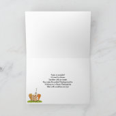 Carte Le grand Citrouille d'action de grâces et Apple (Intérieur)