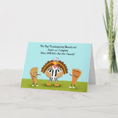 Carte Le grand Citrouille d'action de grâces et Apple (Devant)