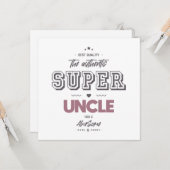 Carte Le grand oncle authentique (Devant/Arrière en situation)