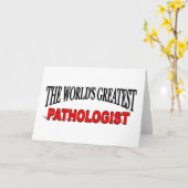 Carte Le Grand Pathologiste du monde (Fleur jaune)