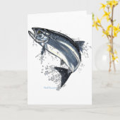 Carte Le grand Saumon en amont (Fleur jaune)