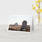 Carte Le Grand Sphinx de Gizeh, Pyramides de Gizeh, Le C (Fleur jaune)