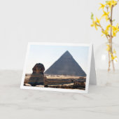 Carte Le Grand Sphinx de Gizeh, Pyramides de Gizeh, Le C (Fleur jaune)