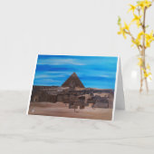 Carte Le Grand Sphinx et la Pyramide de Khafre (Fleur jaune)